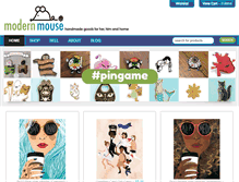 Tablet Screenshot of modernmousegifts.com
